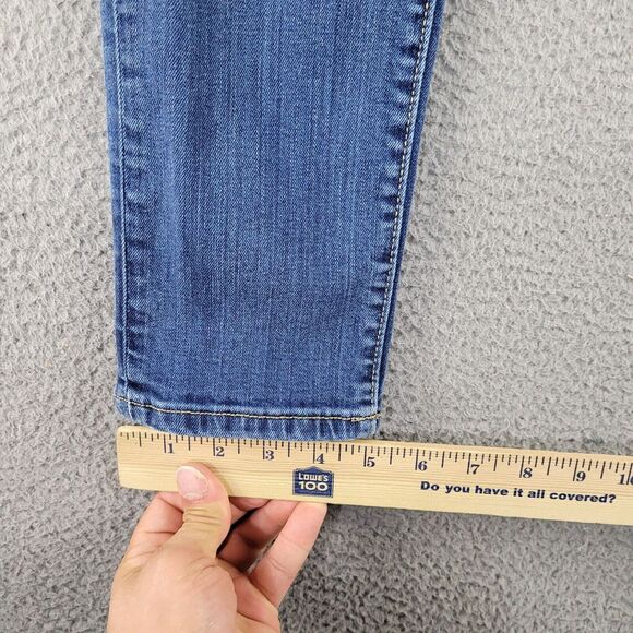 Gap Jeans Womens 2x26 Blue Denim Slim Stretch Classiccore Preppy Casual Distress - Picture 5 of 12